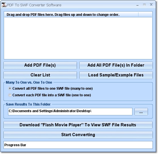 PDF To SWF Converter Software