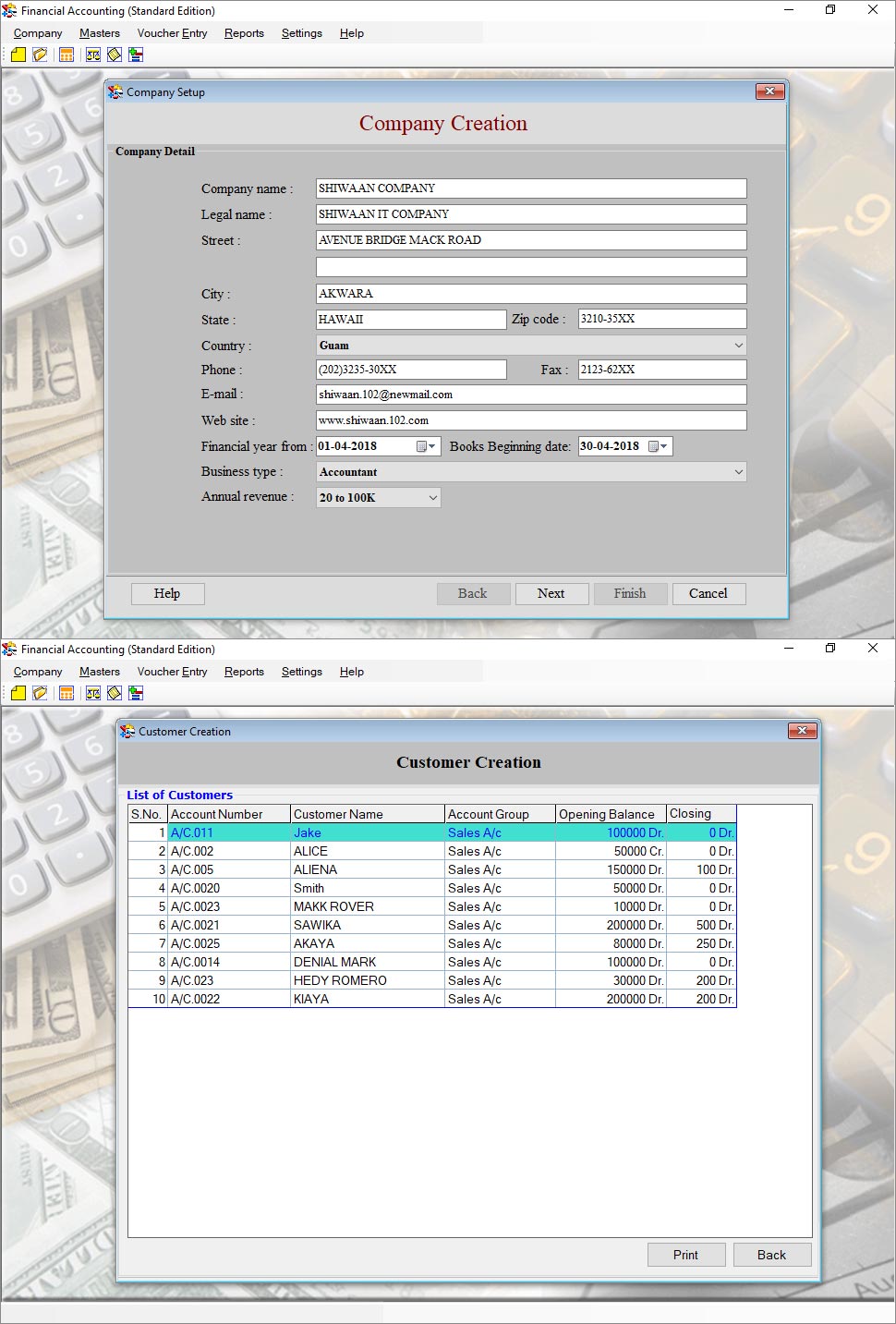 Enterprise Financial Software
