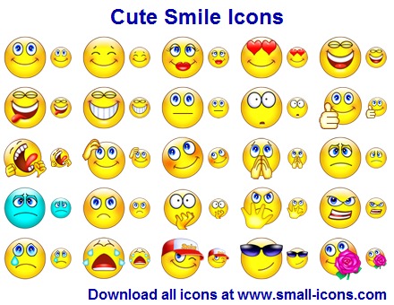 Cute Smile Icons