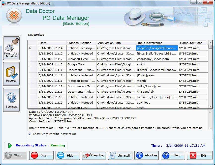 Yahoo Messenger Keylogger
