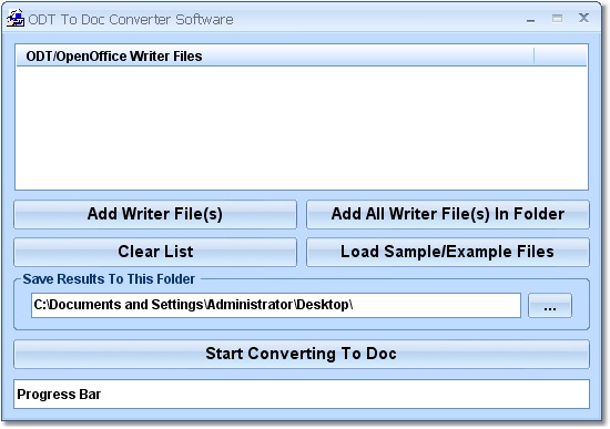 ODT To Doc Converter Software