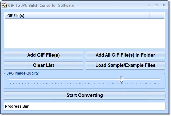 GIF To JPG Batch Converter Software