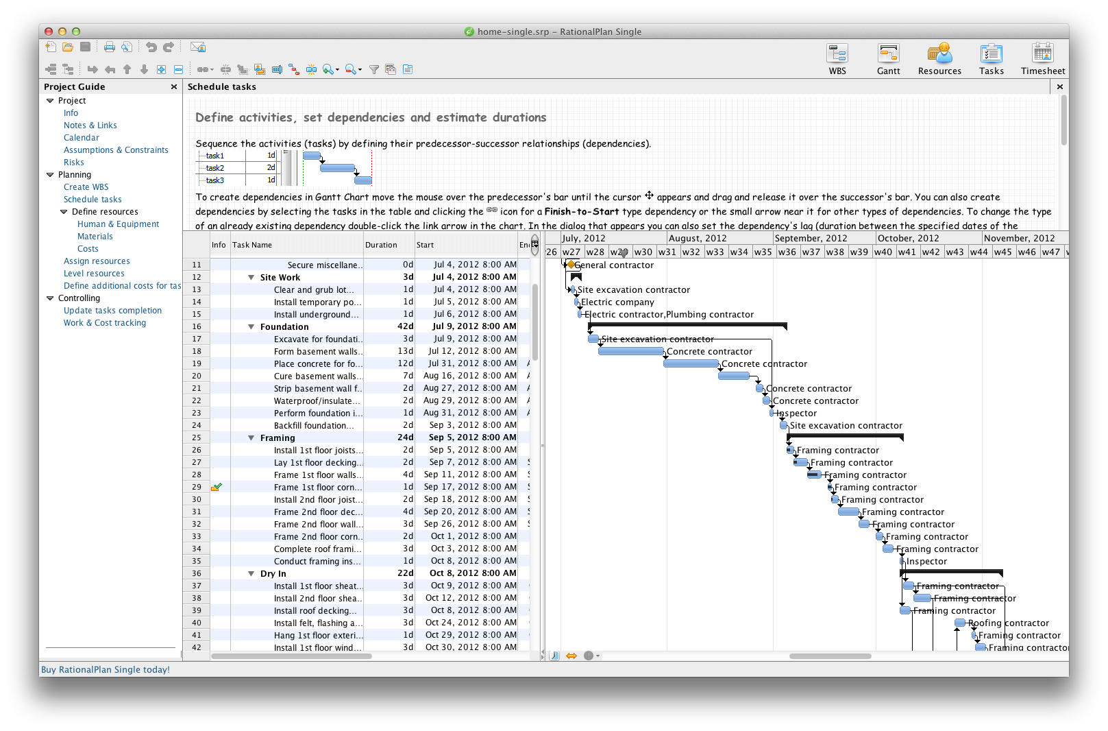 RationalPlan Single Project for Mac