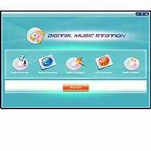 Digital Music Record Convert Burn Station