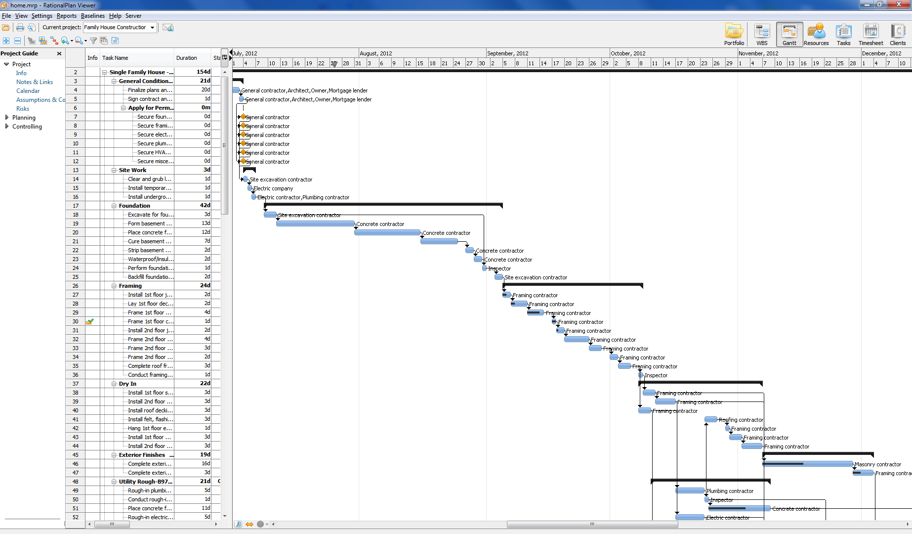 RationalPlan Project Viewer