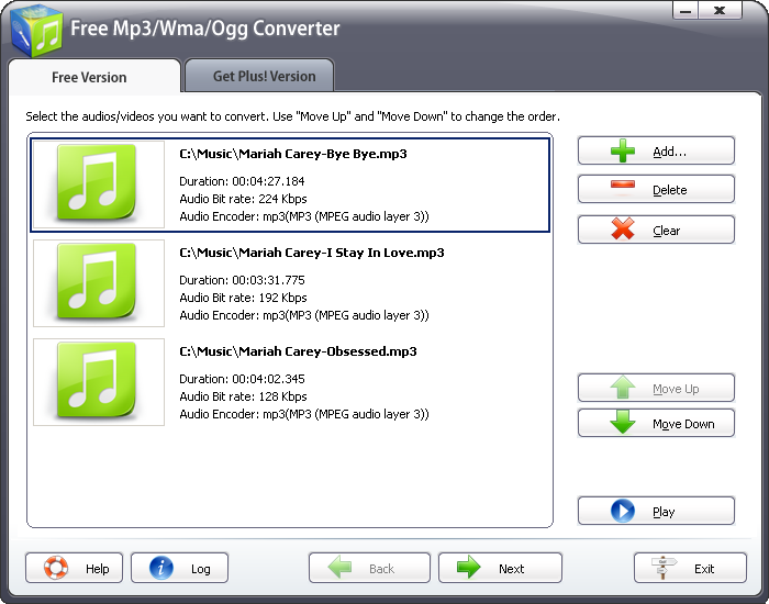 Free Mp3/Wma/Ogg Converter 2010