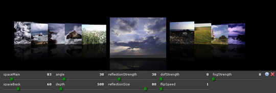 3D ImageFlow Gallery for Dreamweaver