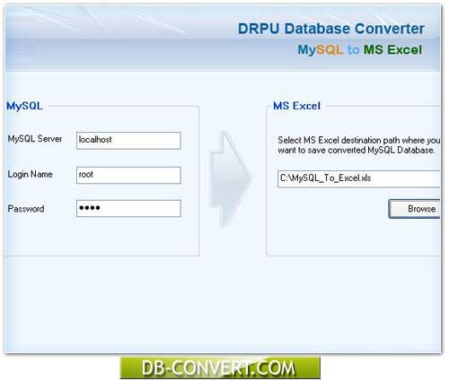 MySQL to Excel Converter