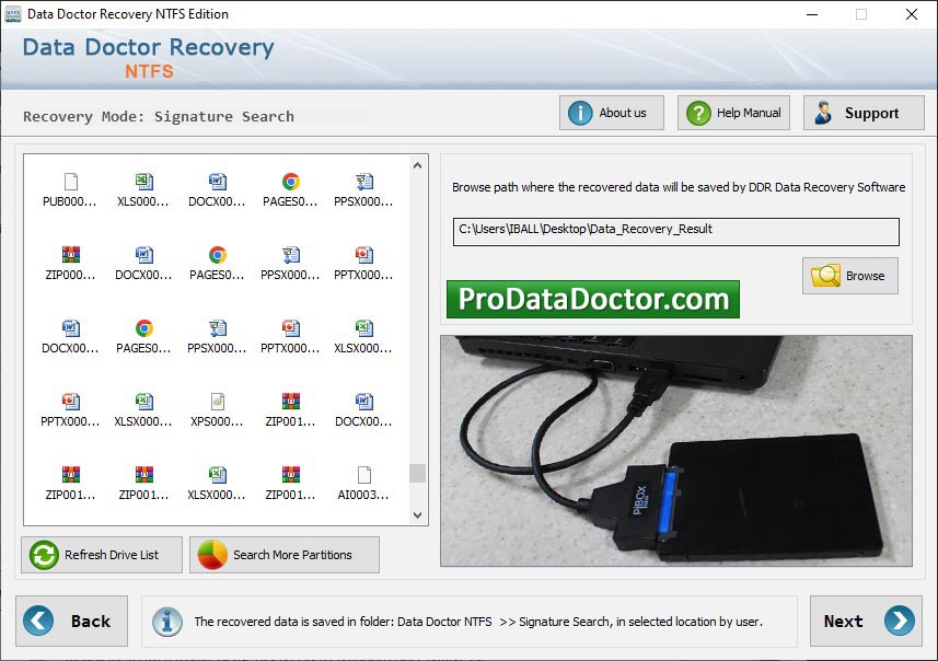 Deleted NTFS Files Recovery