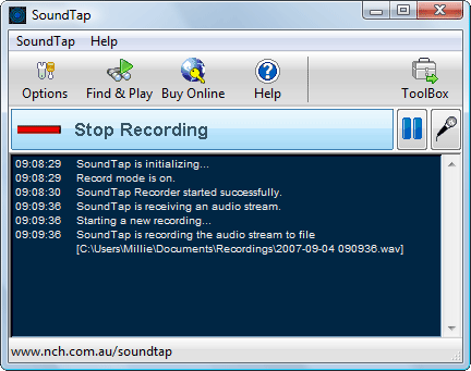 SoundTap Free Streaming Audio Recorder