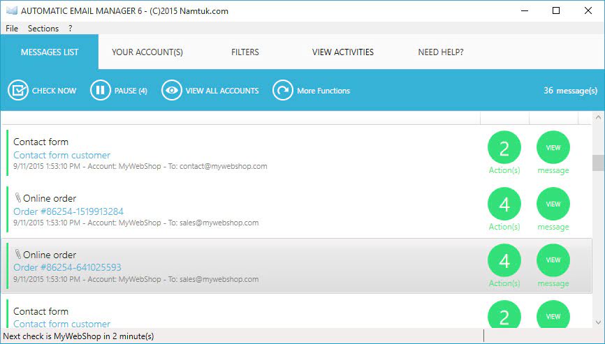 Automatic Email Manager