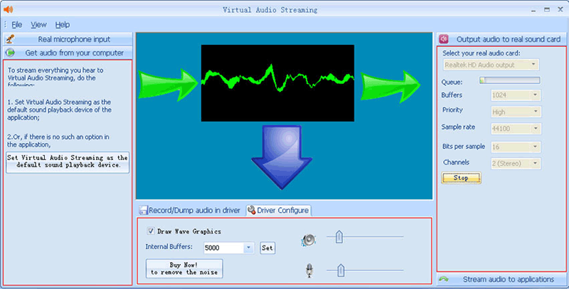 Virtual Audio Streaming