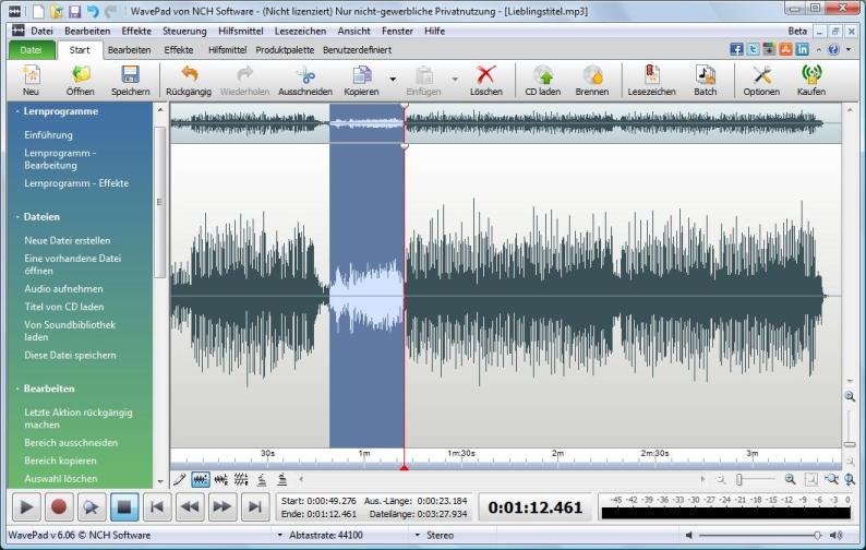 Wavepad Masters Audio Editor