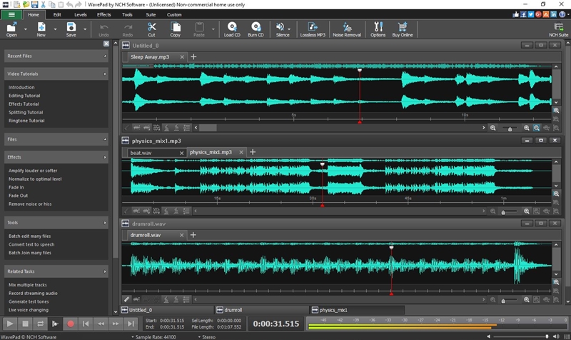Wavepad Audio Editor Master's Edition