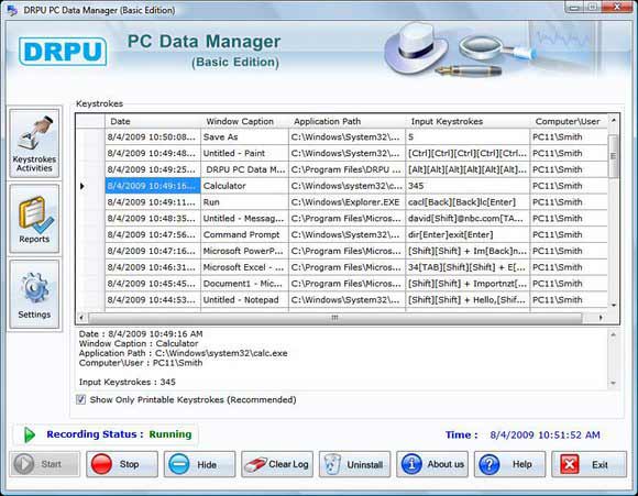 PC Keylogger