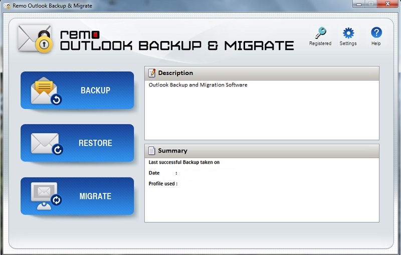 Remo Outlook Backup & Migrate