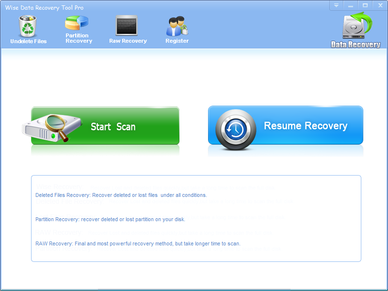 Wise Data Recovery Tool