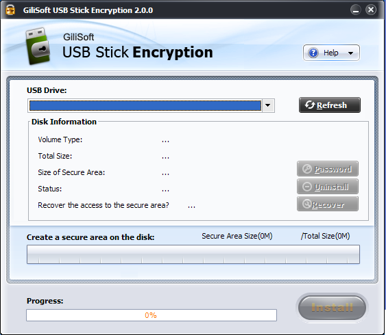GiliSoft USB Stick Encryption