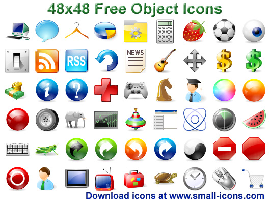 48x48 Free Object  Icons