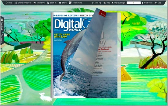FlipBook Creator Themes Pack - Magic Color