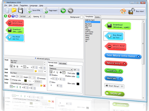 Design Web Buttons
