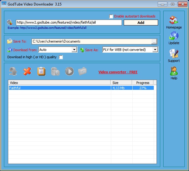 GodTube Video Downloader