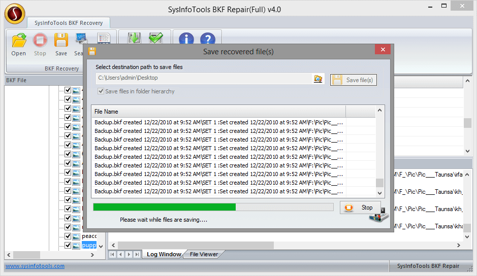 BKF Recovery Tool