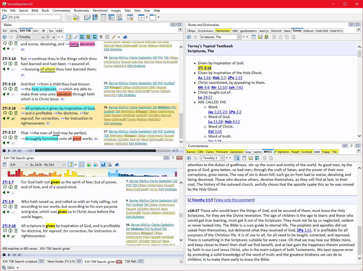 SwordSearcher Bible Software