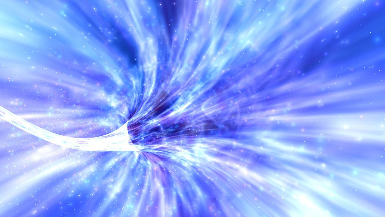 Animated Wallpaper: Space Wormhole 3D