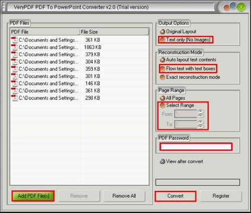 VeryPDF PDF to PowerPoint Converter