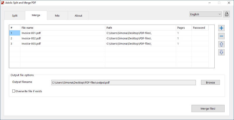 Adolix Split and Merge PDF
