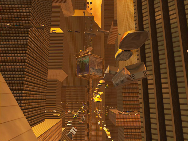 SciFi City 3D Screensaver for Mac OS X