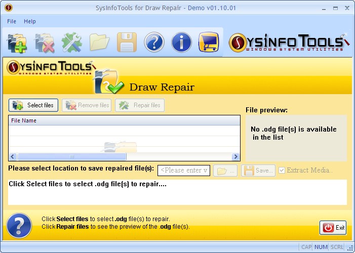 SysInfoTools Draw Repair