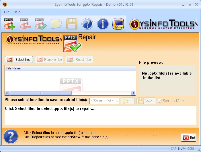 SysinfoTools Pptx Repair