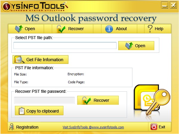 SysInfoTools MS Outlook Password Recovery