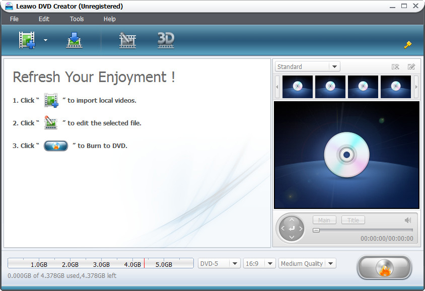 Leawo AVI to DVD Converter