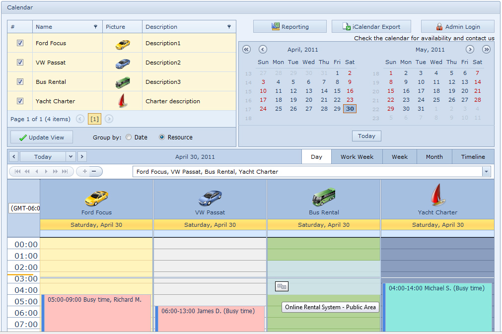 Online Rental System