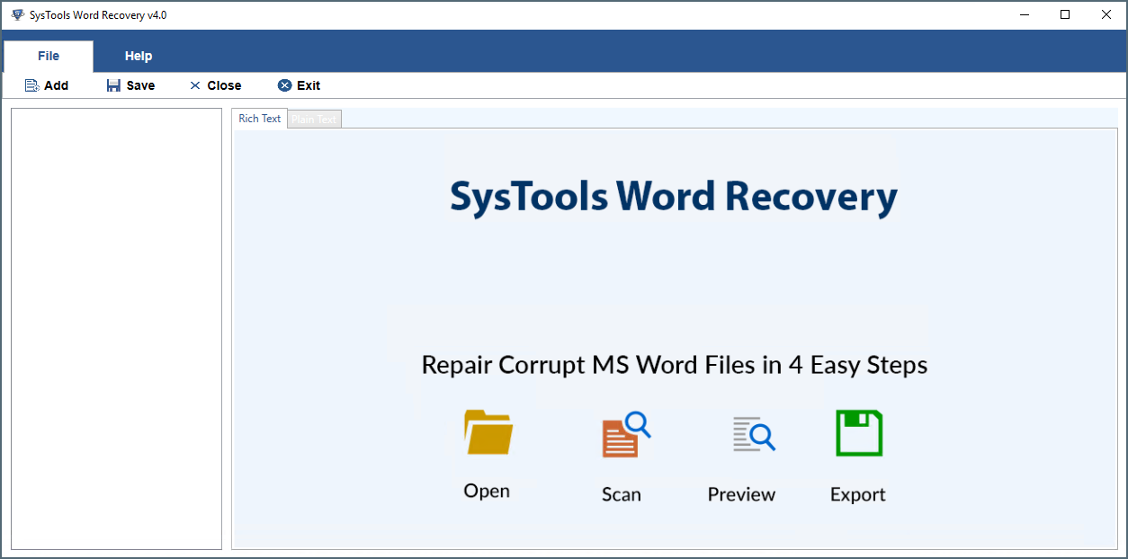 Repair Corrupt Word Document