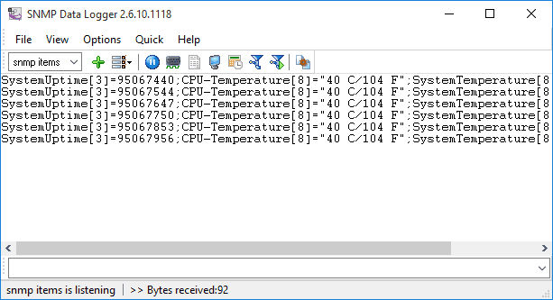 SNMP Data Logger