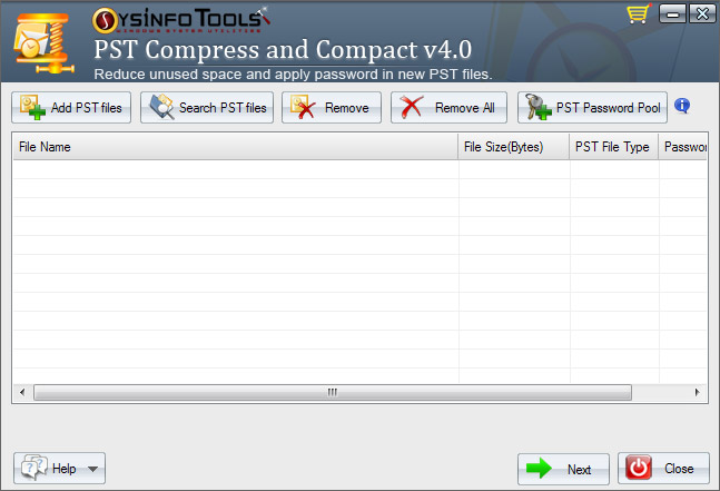 SysInfotools PST Compress and Compact
