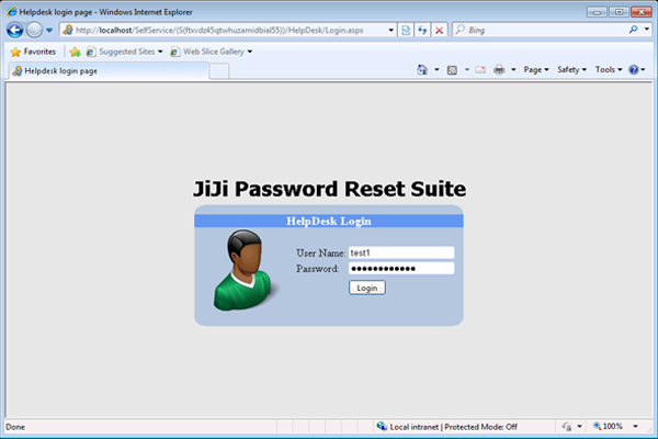 Active Directory Help Desk Password Reset