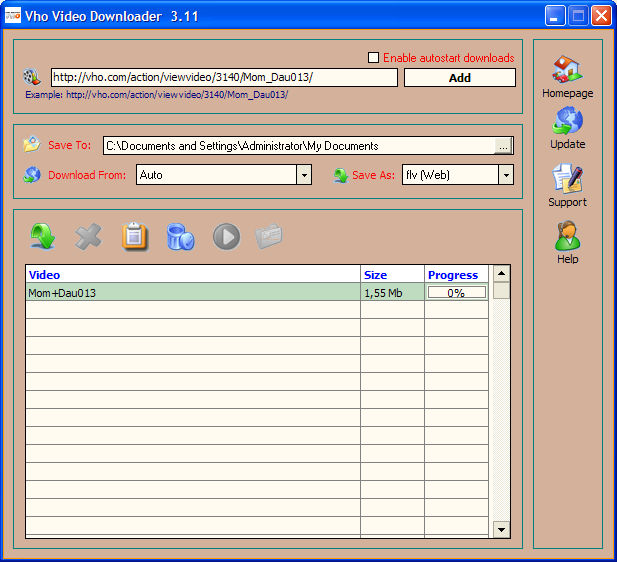 Vho  Video Downloader