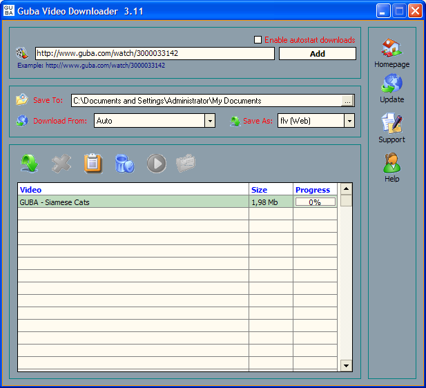 Guba  Video Downloader