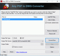 PDF to CAD Converter 9.6.7