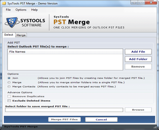 Management of Outlook PST