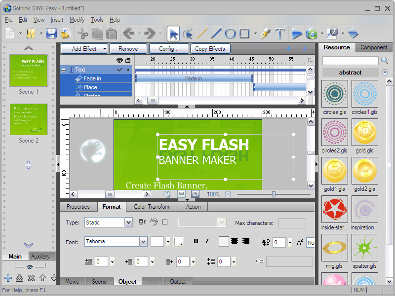 Flash Banner Creator - Web Banner erstellen