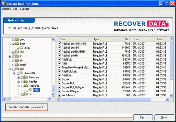 Linux Partition Recovery