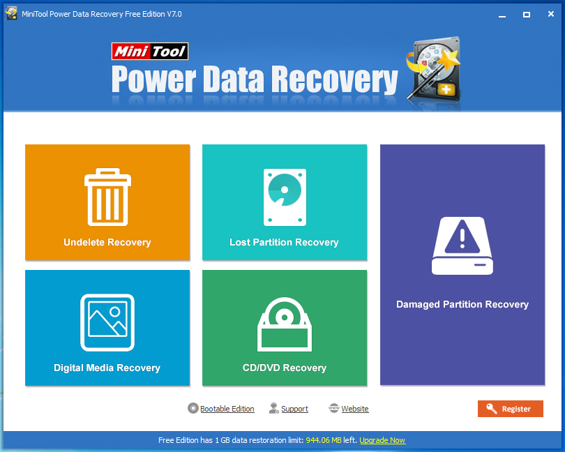 MiniTool Power Data Recovery Free Edition