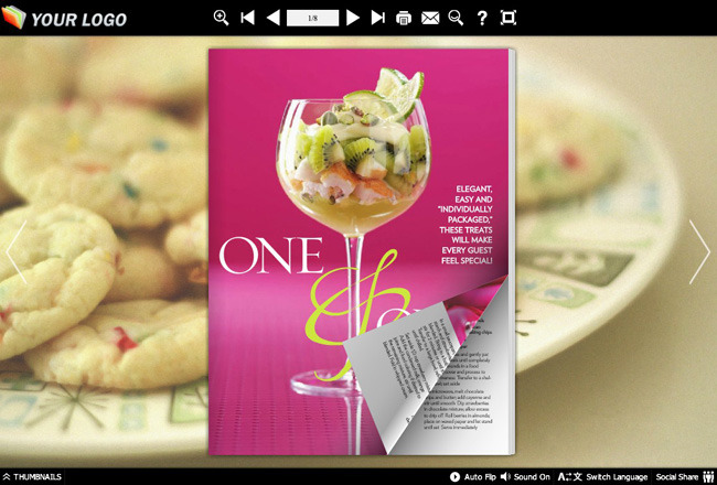 Cookie Theme for eFlip Software