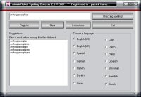 13-language spelling checker (not a translator) atomicrobot spelling checker 2.0
